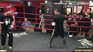 DIMASH "Lightning" NIYAZOV Doing Pad Work Ahead Of Fight On Jacobs vs. Arias and Miller vs. Wach