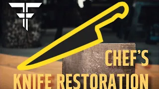 Antique Chefs Knife Restoration from $13 to $400!