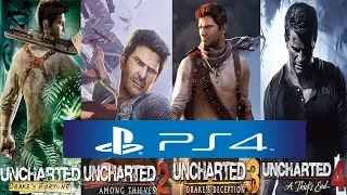 UNCHARTED полная коллекция игр на PS4