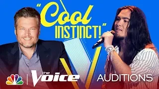 Jordan Chase sing "Makin' Me Look Good Again" on The Voice 2019 Blind Auditions