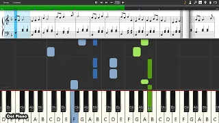 Les Choristes - Les avions en papier - Piano tutorial and cover (Sheets + MIDI)