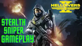 Helldivers 2: Stealth Sniper Gameplay (Malevelon Creek Bunkers Solo /// All Clear /// No Deaths)