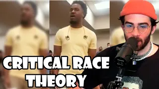 HasanAbi Reacts to parent absolutely obliterate Critical Race Theory at an school board meeting