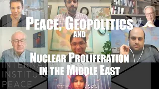 Peace, geopolitics and nuclear proliferation in the Middle East