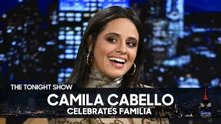 Camila Cabello Takes a Shot with Jimmy to Celebrate Familia | The Tonight Show Starring Jimmy Fallon