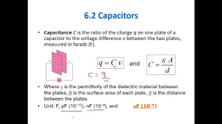circuit chapter 6: capacitors and inductors