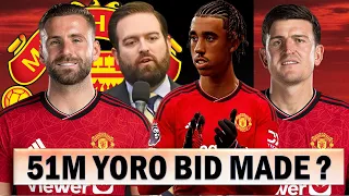 Leny Yoro Opening Bid Submitted By United ??? Luke Shaw And Harry Maguire Hope !!!