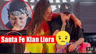 SANTA FE KLAN LLORA POR CANCIÓN DEDICADA A SU  MAMA - JR MUSIC