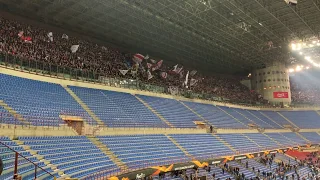 UEFA Europa League: Eintracht Frankfurt SUPPORTERS at San Siro (14/03/19)