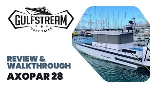 2023 Axopar 28 Cabin / Aft Cabin -- Review & Walkthrough