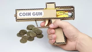 How to Make Amazing COIN GUN from Cardboard