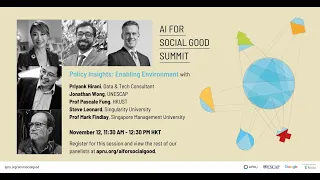 AI For Social Good Policy Insights Briefing: Enabling Environment