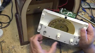 Vintage Replica GE radio restoration and LED dial light upgrade