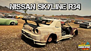 Nissan Skyline R34 Full Restoration + Tuning & Customization 600HP / Car Mechanic Simulator 2021