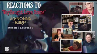 REACTION COMPILATION to “WAYHAUGHT LOVE SCENE” Wynonna Earp S4 Ep2