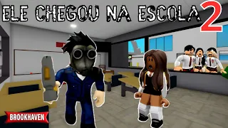 PERSEGUIDA PELO PSICOPATA NA ESCOLA DO Brookhaven🏡 RP ROBLOX #2 Historinha