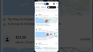 How much money I made driving for Uber in Los Angeles on  06/12/ 23 in about 8-10 hours.