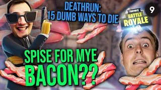 DEATHRUN hvor meningen er å DØ💀!!!  (og Ruben tror fisker kan drukne...) 😂 - Fortnite Creative