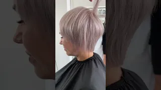 Blond & Haircut Жемчужный 🌟 блонд и комбинированная короткая стрижка | ArtAlex