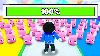 i Beat Pet Simulator 99 with ONLY Bunny!!