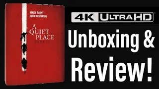 A Quiet Place Part 2 (2021) 4K UHD Blu-ray Steelbook Review!