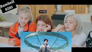 ITZY reaction to ':;BTS Yet To Come MV+-;:'