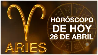 ARIES HORÓSCOPO DE HOY 26 DE ABRIL 2024 - ARIES HOY ♈ TAROT