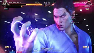 Great fight kazuya vs leroy smith Wing Chun vs Mishima karate rank match TEKKEN 8