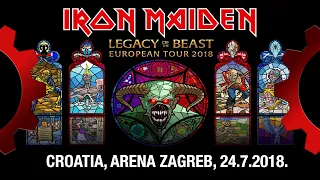 IRON MAIDEN - LIVE - Croatia, at Arena Zagreb, 24.7.2018.