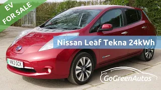 SOLD: Nissan Leaf Tekna 24kWh, with upgraded 6.6kW AC charger