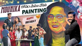 Monikaa కోసం మేము వేసిన Painting|team@rishi_stylish_official