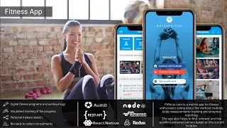 Fitness mobile app | React Native + Node.js