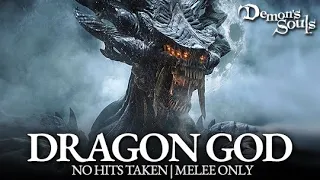 Dragon God Boss Fight (No Hits Taken / Melee Only) [Demon's Souls PS5 Remake]