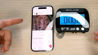 LapSnap Review - iPhone App for Aim Solo 2 Laptimer