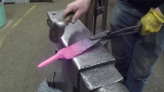 Wootz Knife Forging