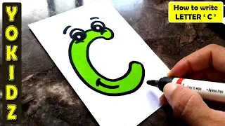 ABC WRITING FOR CHILDREN | HOW TO WRITE LETTER C | #ALPHABET