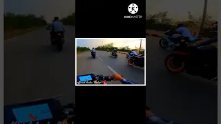 ktm duke 👿 Bike Race #shorts #ktmduke #viral #trending