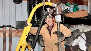 #50 Safe & Simple Post Hole Auger Storage | At The Ranch