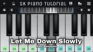 Alec Benjamin - Let Me Down Slowly | Perfect Piano | Easy Tutorial