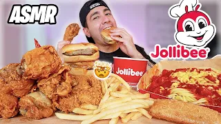 ASMR JOLLIBEE FEAST + JOLLY CRISPY CHICKEN + JOLLY SPAGHETTI | REAL EATING SOUNDS