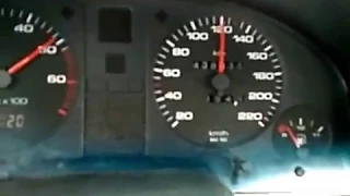 Audi 80 B4 1.9TDI acceleration 60-180