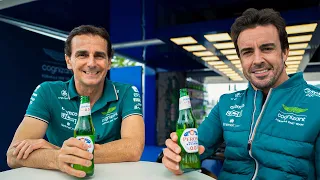 A PITSTOP WITH... Fernando Alonso and Pedro de la Rosa | Peroni Nastro Azzurro 0.0%