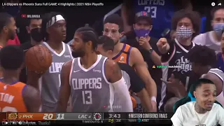 FlightReacts LA Clippers vs Phoenix Suns Full GAME 4 Highlights | 2021 NBA Playoffs!