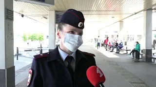 В отношении посетителей автовокзала составили несколько протоколов за отсутствие маски