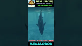 MEGALODON! - FIXED FOR MALTA DLC - New Species! - Jurassic World Evolution 2 Mods - #shorts