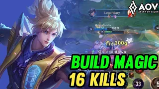 Valhein Kagutsuchi Evo Gameplay Build Magic | AoV | LiênQuânMobile | RoV