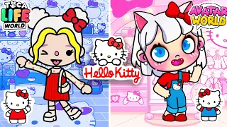 Hello Kitty в Тока Бока vs Avatar World | Toca Life World | Из Ботанши в Красотку!