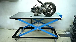 Making Mobile Battery Powered Scissor Lift Table (workbench)