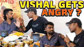 Actor VISHAL gets ANGRY 😡 During FOOD REVIEW !!