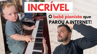 O BEBÊ PIANISTA QUE IMPRESSIONOU O MUNDO - Será que ele é deste mundo?